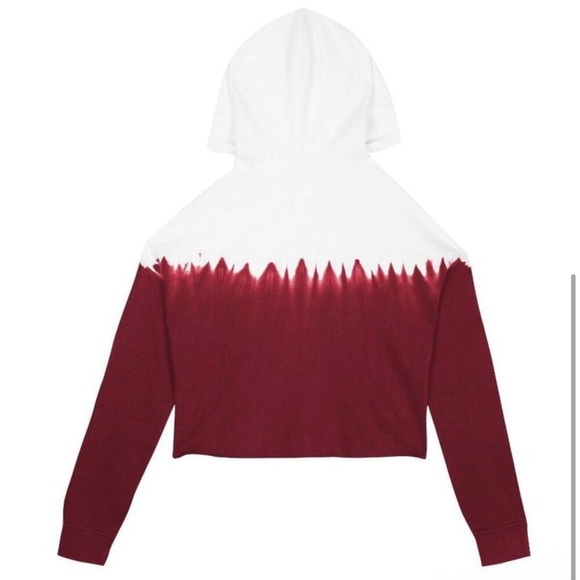 Commanders Burgundy and White Hoodie Girls Size Large - Picture 3 of 3